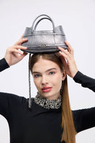 Cecia-Luna Metallic-Omuz Çantası-4-Milagron.com