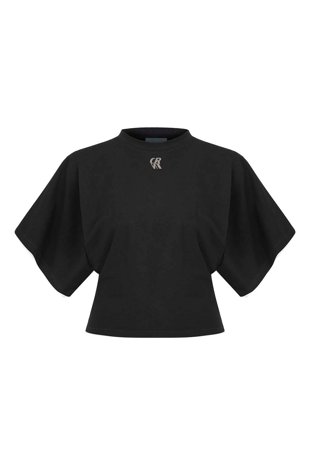 Certain-Dani Tee Black-T-Shirts-1-Milagron.com