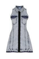 Certain-Malibu Dress Light Blue Wash-Elbise-3-Milagron.com