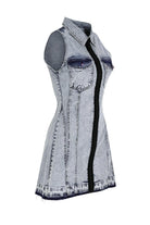 Certain-Malibu Dress Light Blue Wash-Elbise-4-Milagron.com