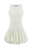 Certain-Mia Dress White-Elbise-1-Milagron.com