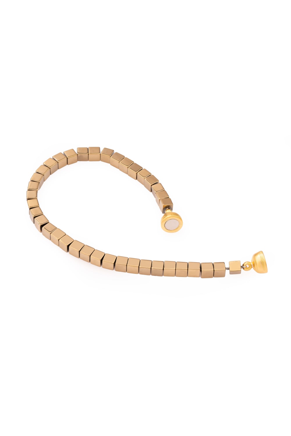 Chaseldor-Lidya Altın Rengi Doğal Taş Kadın Bileklik-Bileklik-1-Milagron.com