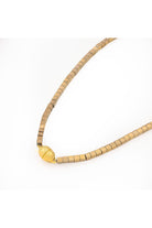 Chaseldor-Lidya Altın Rengi Doğal Taş Kadın Kolye-Kolye-3-Milagron.com