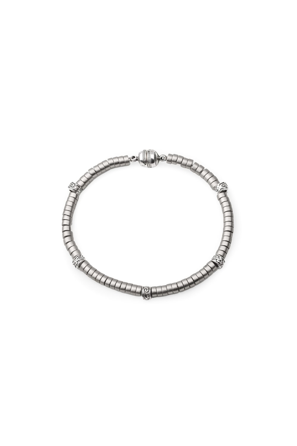 Chaseldor-Onsra Gri Doğal Taş Erkek Bileklik-Bileklik-2-Milagron.com