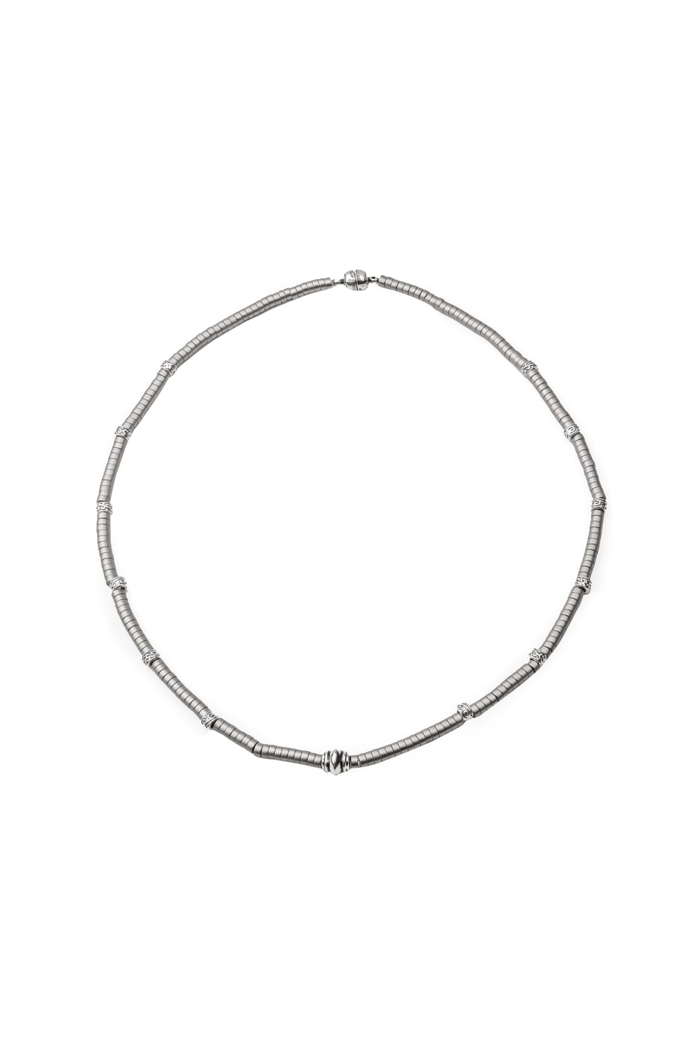 Chaseldor-Onsra Gri Doğal Taşlı Erkek Kolye-Kolye-2-Milagron.com