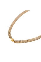 Chaseldor-Sisu Altın Rengi Doğal Taş Kadın Kolye-Kolye-2-Milagron.com