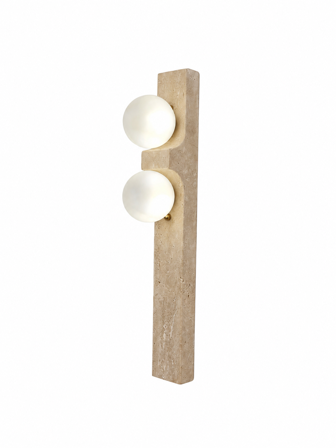 Lumiana-Caldera Tall Traverten İkili Aplik-Aplik-1-Milagron.com