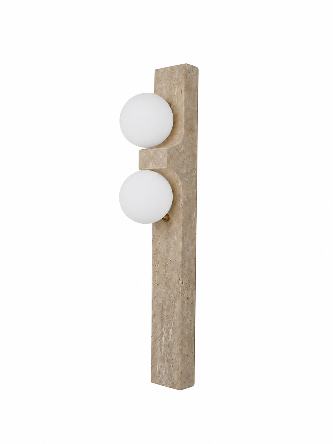 Lumiana-Caldera Tall Traverten İkili Aplik-Aplik-3-Milagron.com