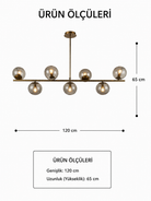Lumiana-Orbit 7 Kollu Avize-Masa Üstü-Avize-8-Milagron.com