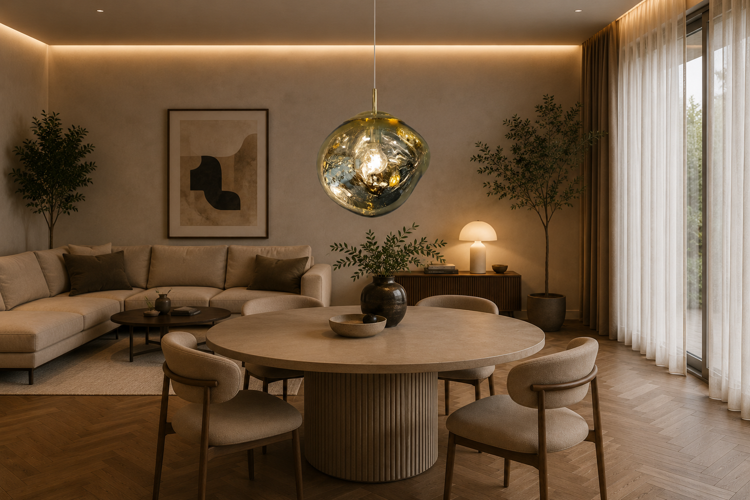 Lumiana-Gent Sarkıt - Altın-Avize-10-Milagron.com