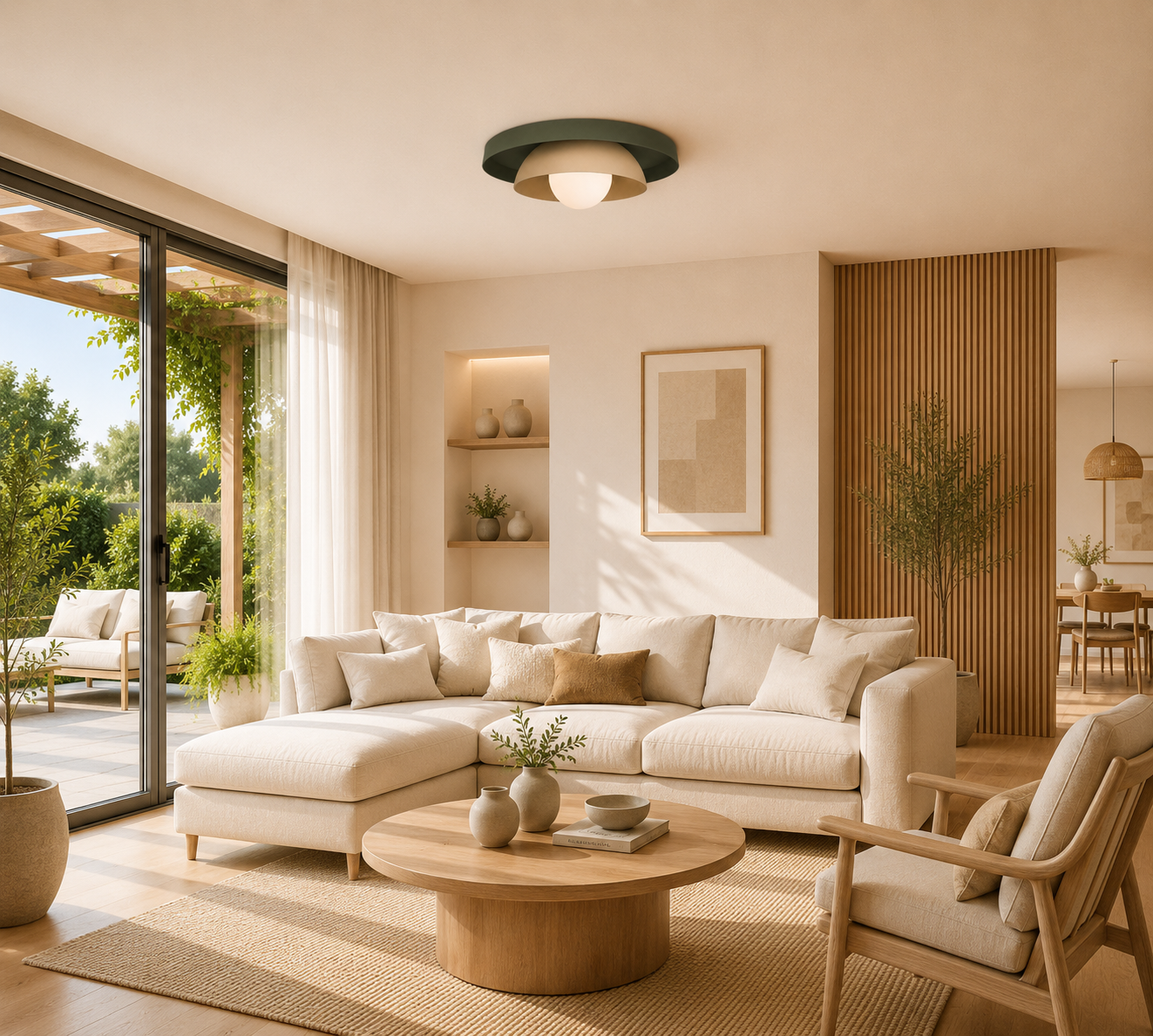 Lumiana-Mono Çift Renkli Plafonyer-Avize-10-Milagron.com