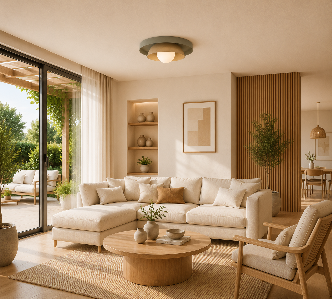 Lumiana-Mono Çift Renkli Plafonyer-Avize-6-Milagron.com