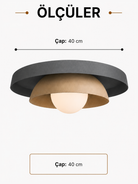 Lumiana-Mono Çift Renkli Plafonyer-Avize-4-Milagron.com