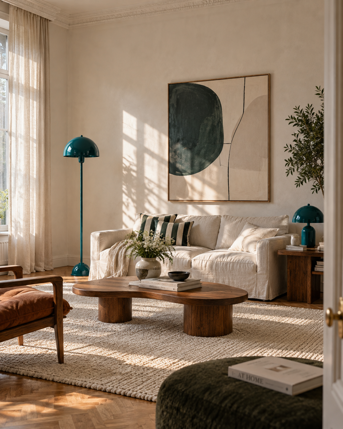 Soho Yarış Yeşili Metal Lambader