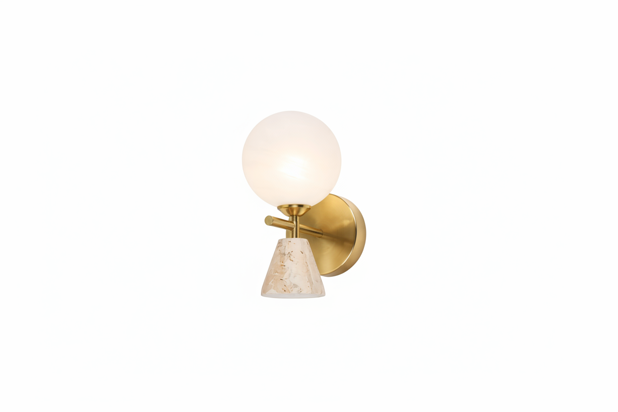 Lumiana-Caldera Opal Camlı Aplik-Aplik-3-Milagron.com