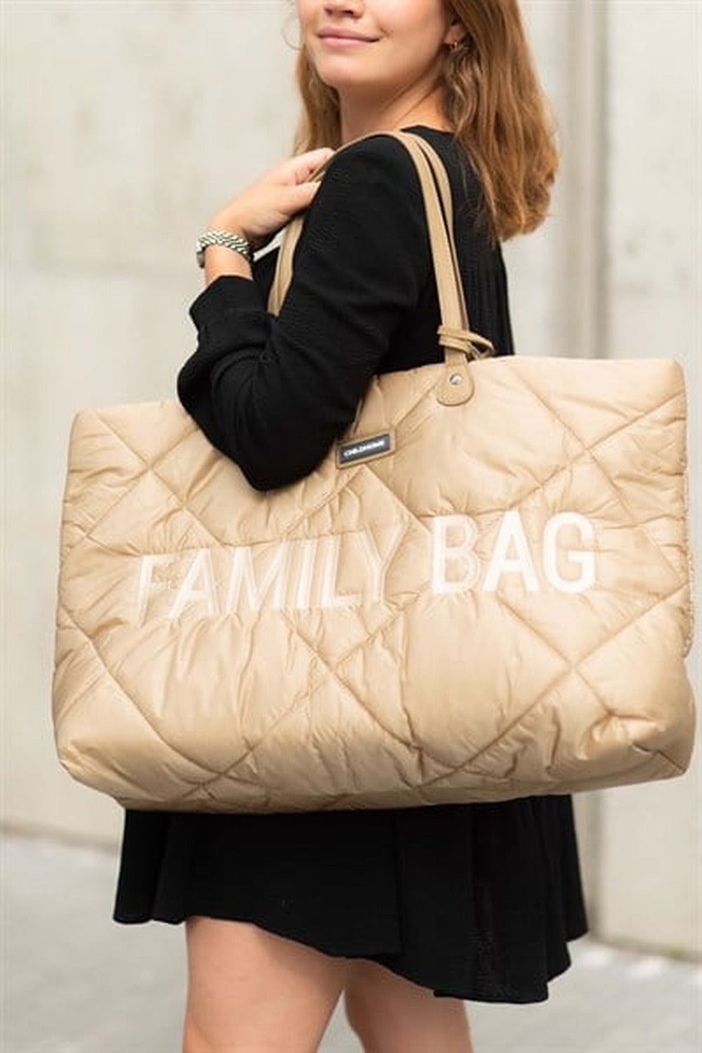 Family Bag Puffy, Bej