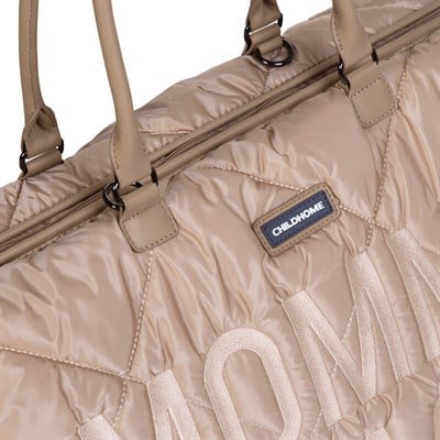 Mommy Bag, Anne Bebek Bakım Çantası Puffy, Bej