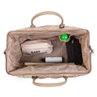 Mommy Bag, Anne Bebek Bakım Çantası Puffy, Bej