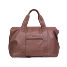 Mommy Bag Çanta, Signature Vegan Deri Koyu Kahve