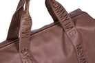 Mommy Bag Çanta, Signature Vegan Deri Koyu Kahve