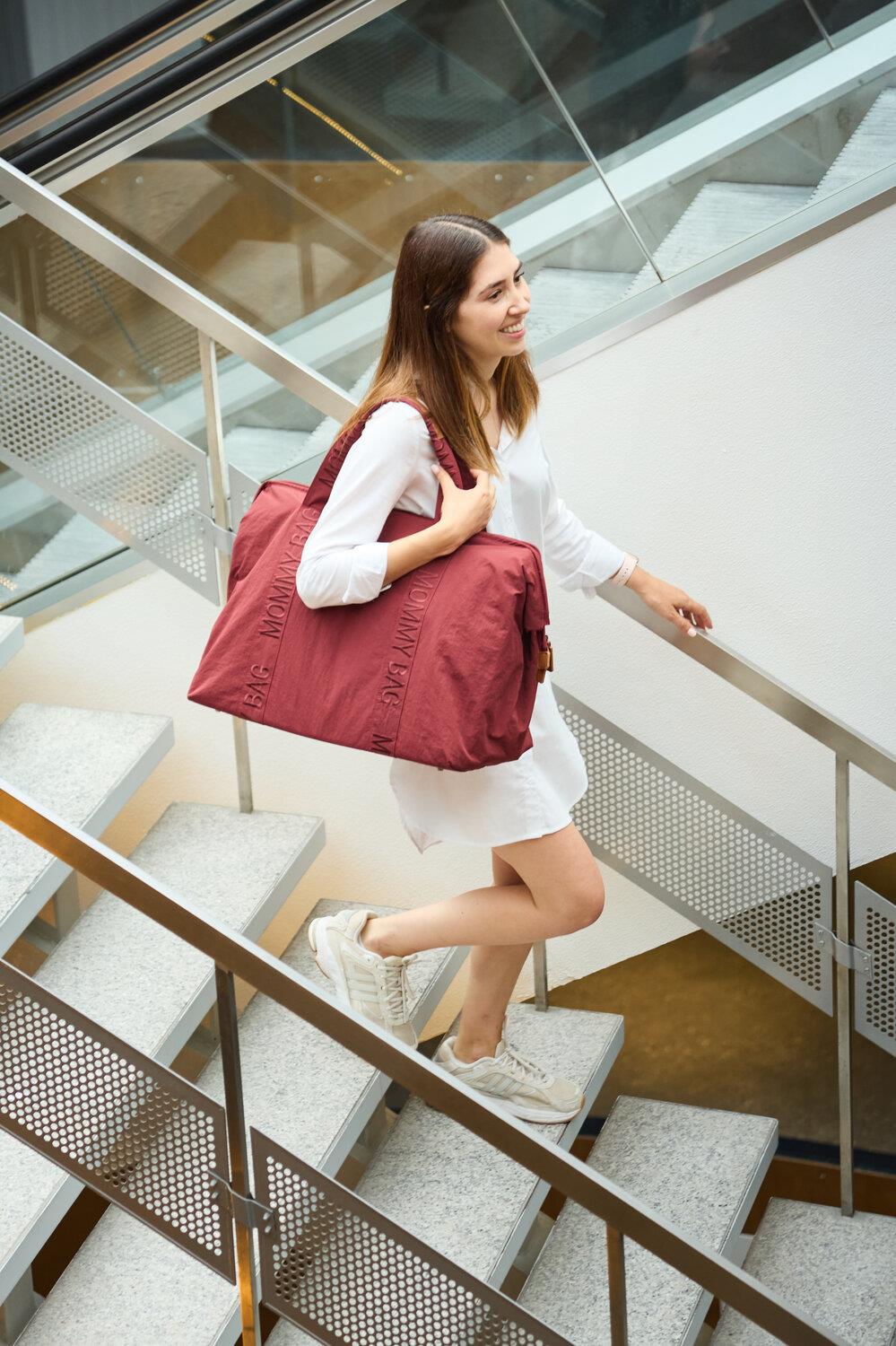 Mommy Bag Çanta, Urban Burgundy