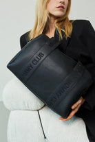 Mommy Club Bag, Vegan Deri Siyah