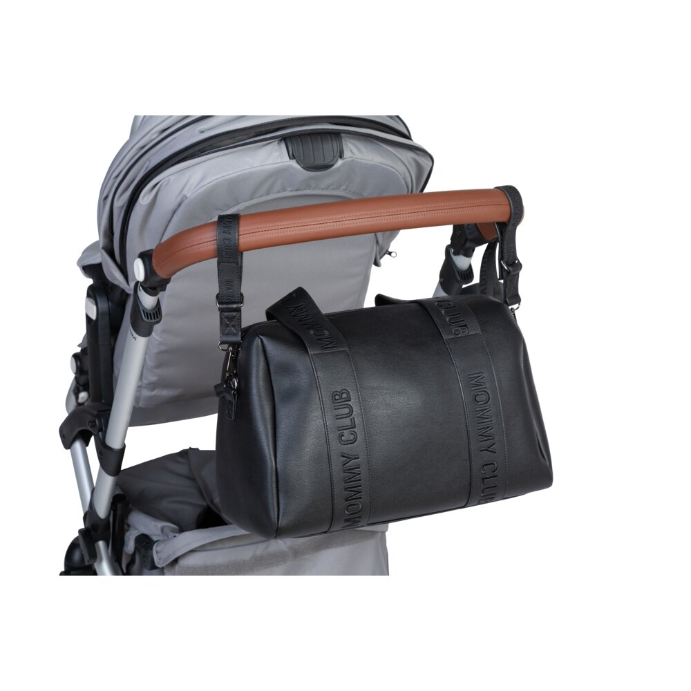 Mommy Club Bag, Vegan Deri Siyah