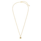 Chocli-18 Ayar Altın Kaplama Kilit Kolye-Kolye-1-Milagron.com