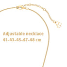 Chocli-18 Ayar Altın Kaplama Kilit Kolye-Kolye-9-Milagron.com