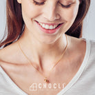 Chocli-18 Ayar Altın Kaplama Satürn Kolye-Kolye-9-Milagron.com