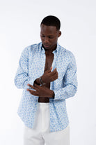 Christina's Storm-Dont Kill My Vibe Shirt Baby Blue-Gömlek-1-Milagron.com