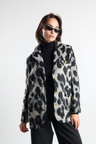 Christina's Storm-Leopard Wool Blazer-Ceket-1-Milagron.com