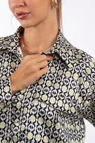 Christina's Storm-Stylish Goddess Crop Shirt-Gömlek-3-Milagron.com