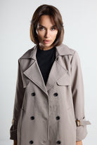 Christina's Storm-Taupe Trench Coat-Trençkot-3-Milagron.com