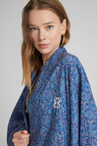 Christina's Storm-Turquoise Paisley Limited Edition Kimono-Kimono-3-Milagron.com