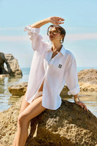 Christina's Storm-White Linen Shirt-Gömlek-1-Milagron.com