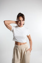 Christina's Storm-White Soft Crop Top-Crop Top-1-Milagron.com