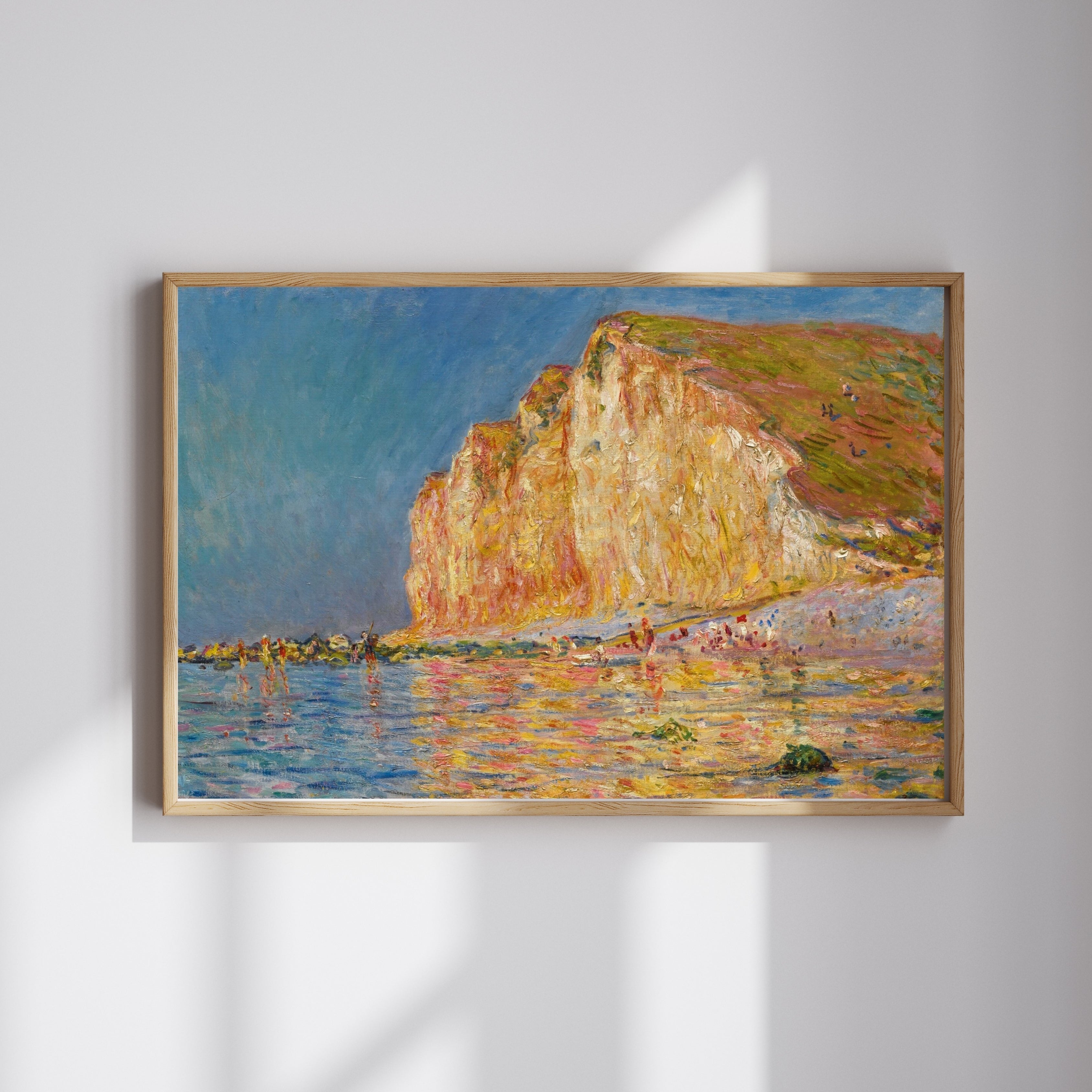 Claude Monet - Petites-Dalles'Da Alçak Gelgit