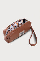 Clavist-Minimalist Kalem Ve Aksesuar Çantası Kahverengi-El Çantası-6-Milagron.com