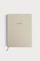 Clavist-Planner - A5 Krem Rengi Keten Cilt Bezli Tarihsiz Haftalık Ajanda/süresiz Haftalık Planlayıcı-Ajanda-1-Milagron.com