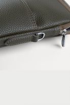 Clavist-Vegan Deri Portföy Çanta Haki-Laptop & Evrak Çantası-7-Milagron.com