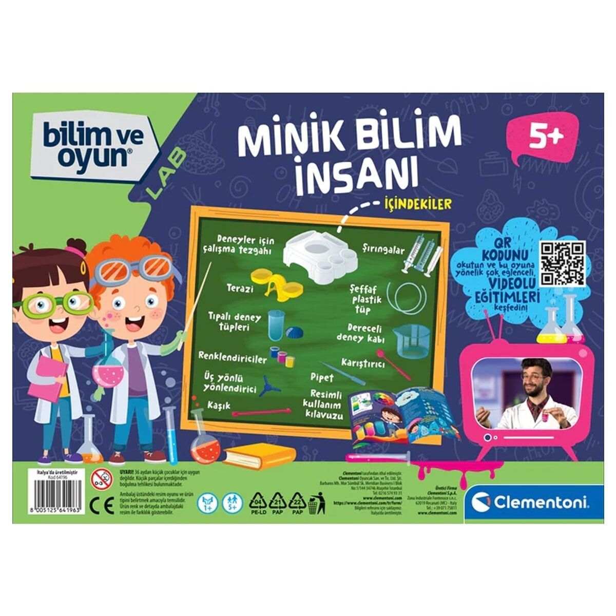 64196 Bilim Ve Oyun - Minik Bilim İNsanı +5 Yaş