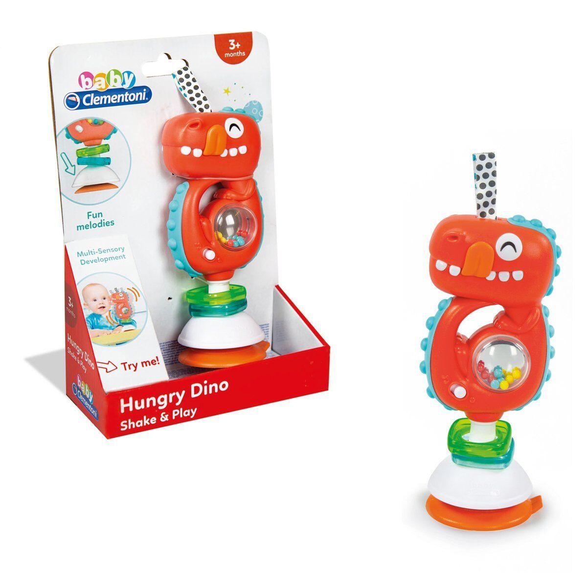 17330 Baby Clementoni - İNteraktif Dinozor Oyuncak +6 Ay