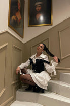 Cnswoman Smyrna-Tokyo Gömlek Elbise & Korse Set-Elbise-4-Milagron.com