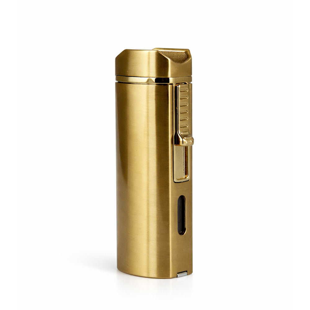  Brazen Standlı Çift Torch Brass Puro Çakmağı