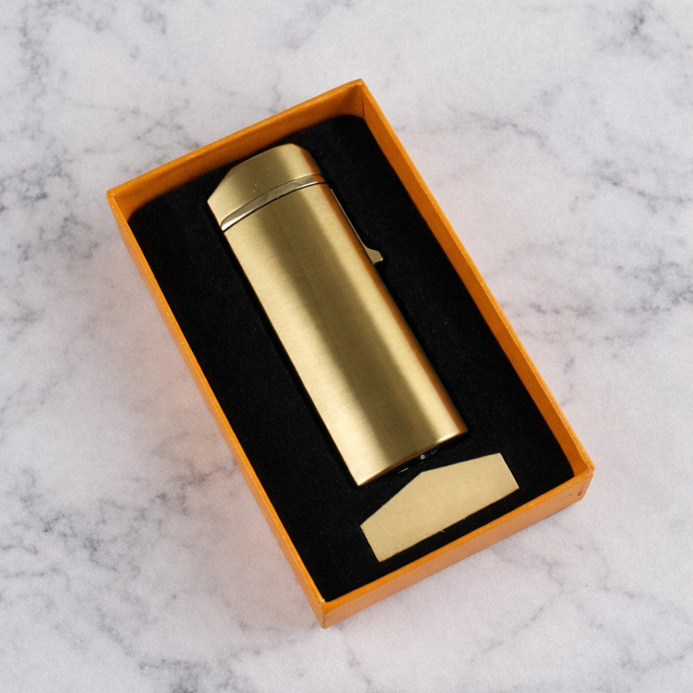  Brazen Standlı Çift Torch Brass Puro Çakmağı