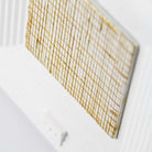 Coho Objet-Coho Art "Cevaplar" Sanatsal Tablo Yaldız & Beyaz Akrilik Uygulama-Tablo-2-Milagron.com