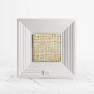 Coho Objet-Coho Art "Cevaplar" Sanatsal Tablo Yaldız & Beyaz Akrilik Uygulama-Tablo-6-Milagron.com