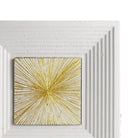 Coho Objet-Coho Art "Hüzme" Sanatsal Tablo Yaldız & Beyaz Akrilik Uygulama-Tablo-4-Milagron.com