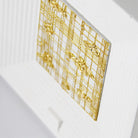 Coho Objet-Coho Art "Kabul" Sanatsal Tablo Varak & Yaldız & Beyaz Akrilik Uygulama-Tablo-3-Milagron.com